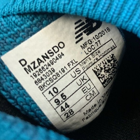 New Balance Fresh Foam Zante Solas Blue shoes - Size 10 main image 4